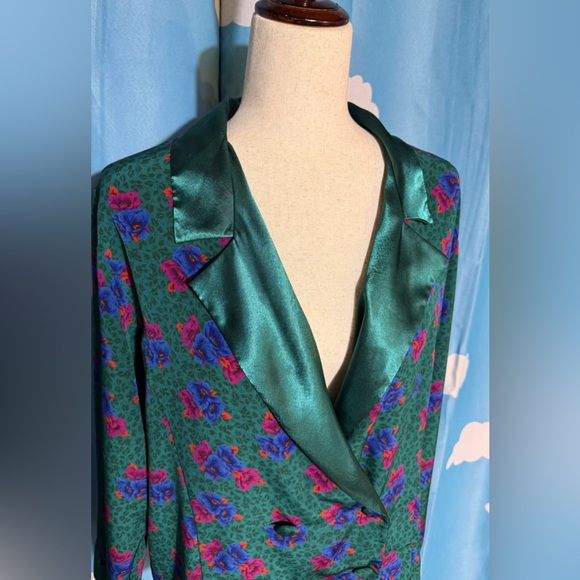 Vintage Victoria's Secret sleep shirt, lingerie, pajamas. Jewel tones. L - Picture 7 of 8